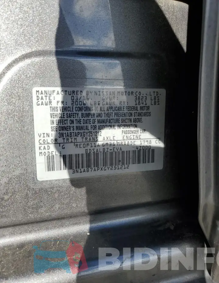 3N1AB7APXGY251212 Photo# 12