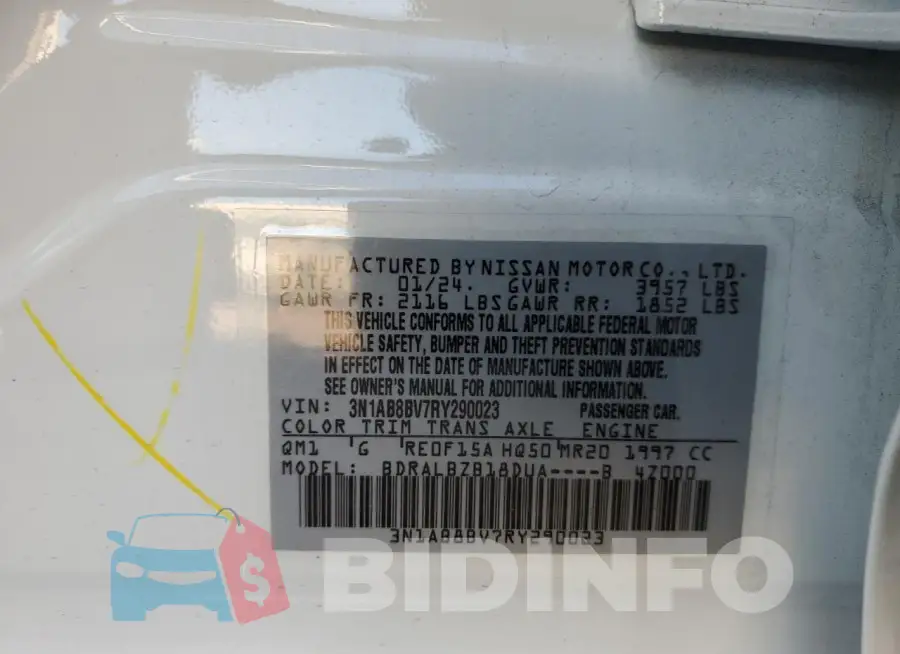 3N1AB8BV7RY290023 Photo# 12