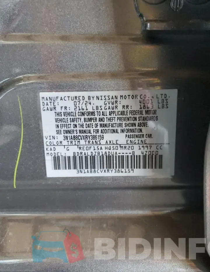 3N1AB8CVXRY386159 Photo# 12