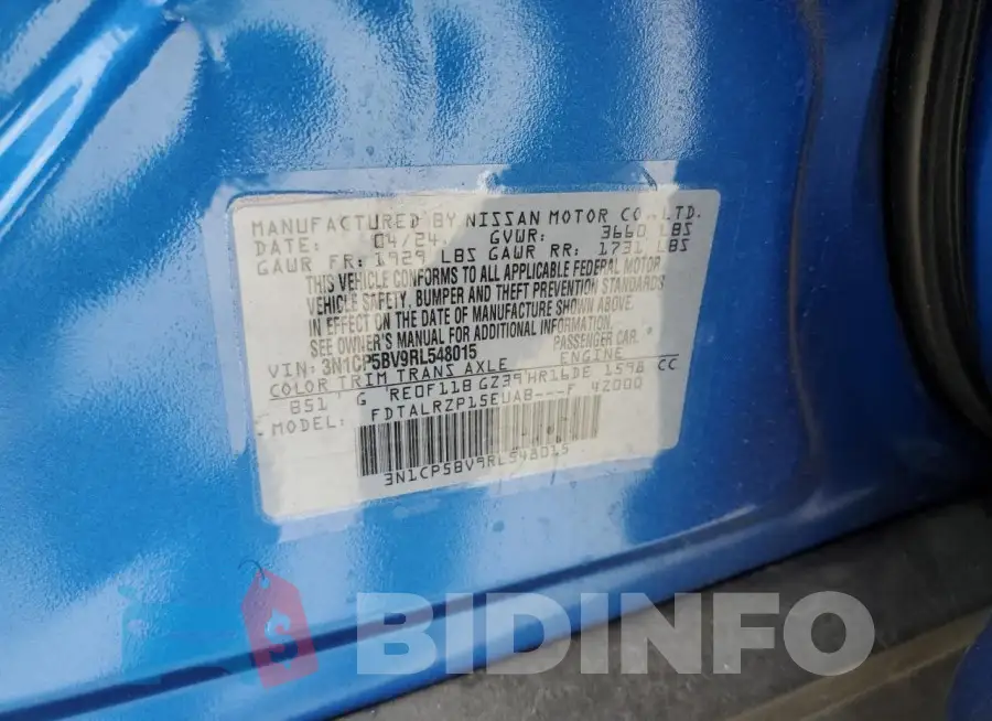 3N1CP5BV9RL548015 Photo# 13