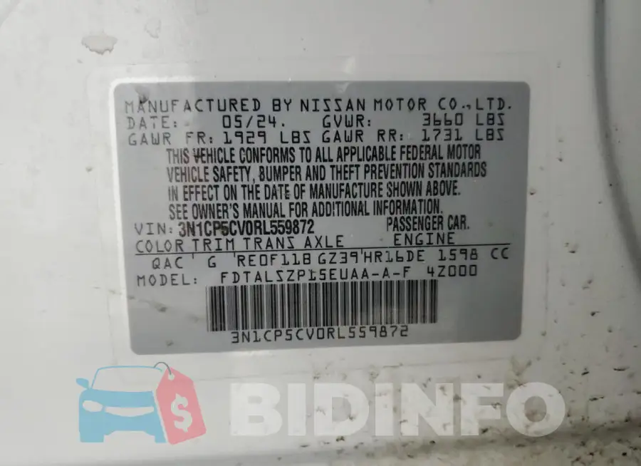 3N1CP5CV0RL559872 Photo# 12