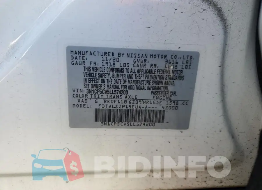 3N1CP5CV5LL574200 Photo# 12