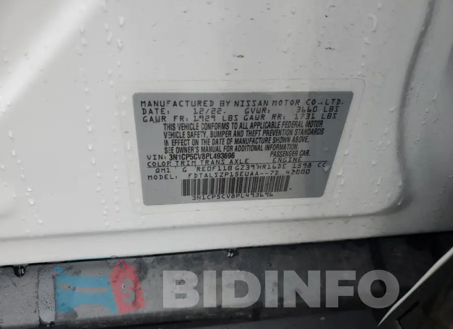 3N1CP5CV8PL493696 Photo# 14