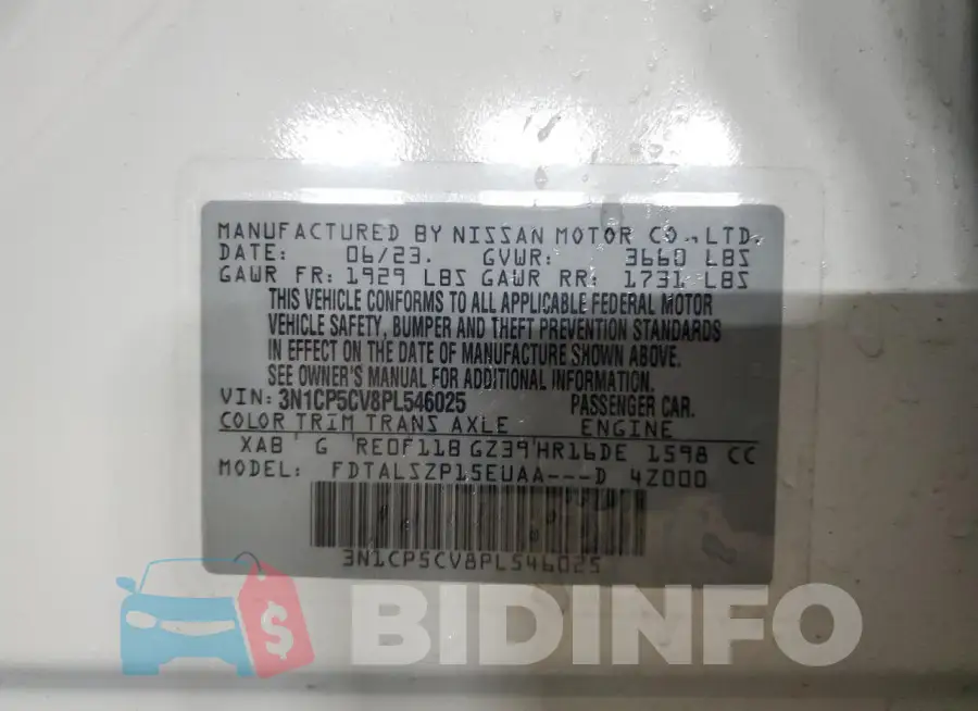 3N1CP5CV8PL546025 Photo# 14