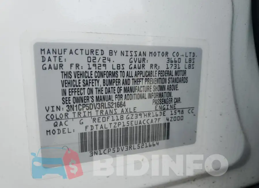 3N1CP5DV3RL521664 Photo# 13