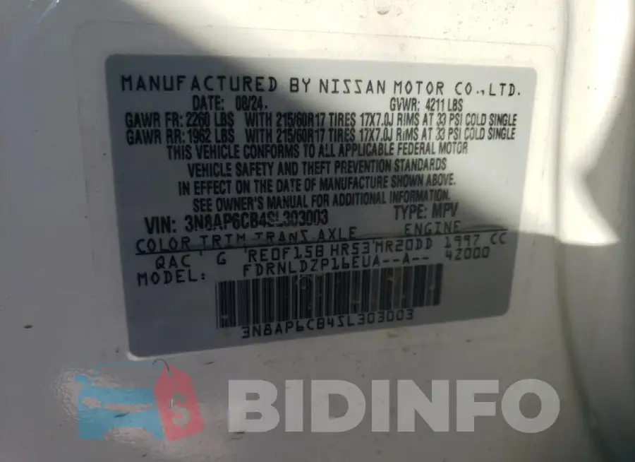 3N8AP6CB4SL303003 Photo# 13