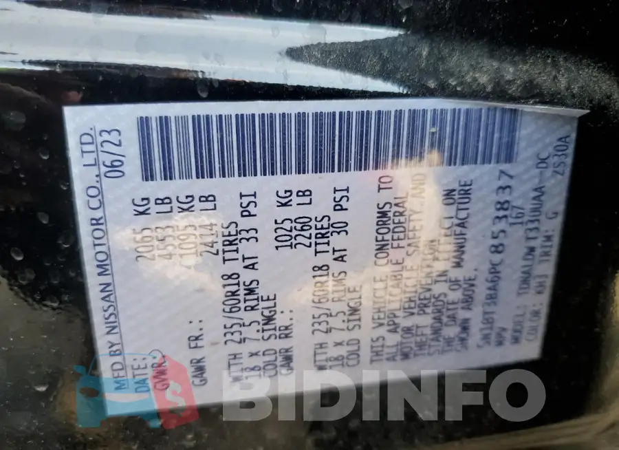 5N1BT3BA6PC853837 Photo# 13