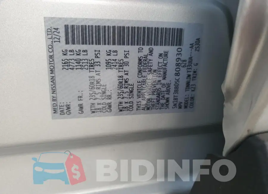 5N1BT3BB0SC808930 Photo# 13