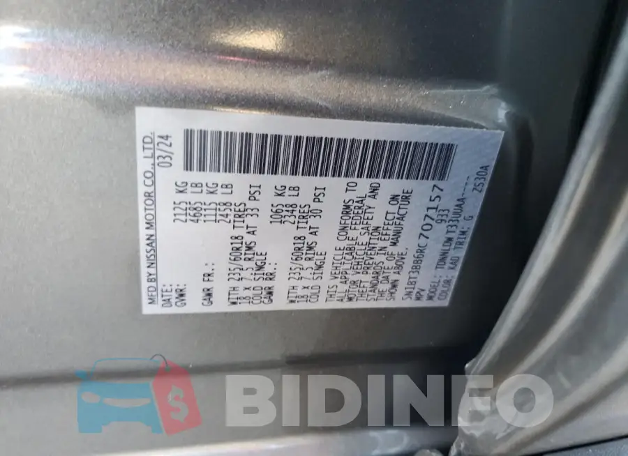 5N1BT3BB6RC707157 Photo# 13