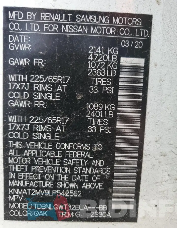 KNMAT2MV9LP542562 Photo# 13