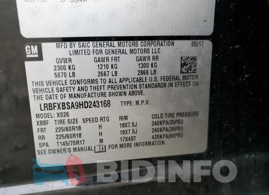 LRBFXBSA9HD243168 Photo# 13