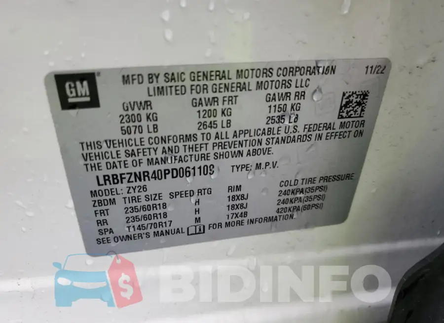 LRBFZNR40PD061109 Photo# 13
