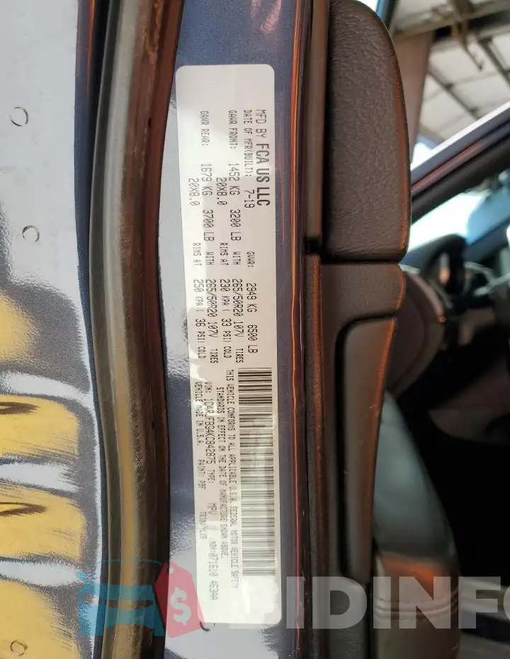 1C4RJFBG4KC842875 Photo# 13