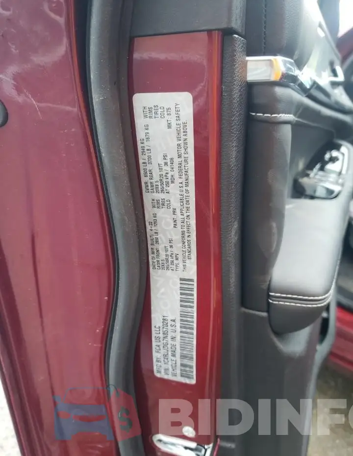 1C4RJJDG7N8570281 Photo# 14