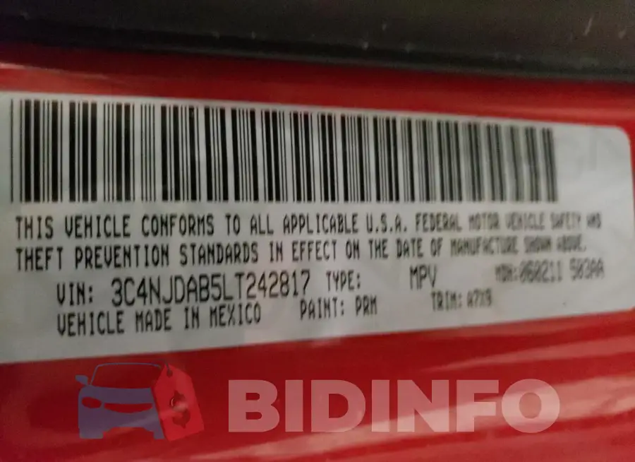 3C4NJDAB5LT242817 Photo# 13
