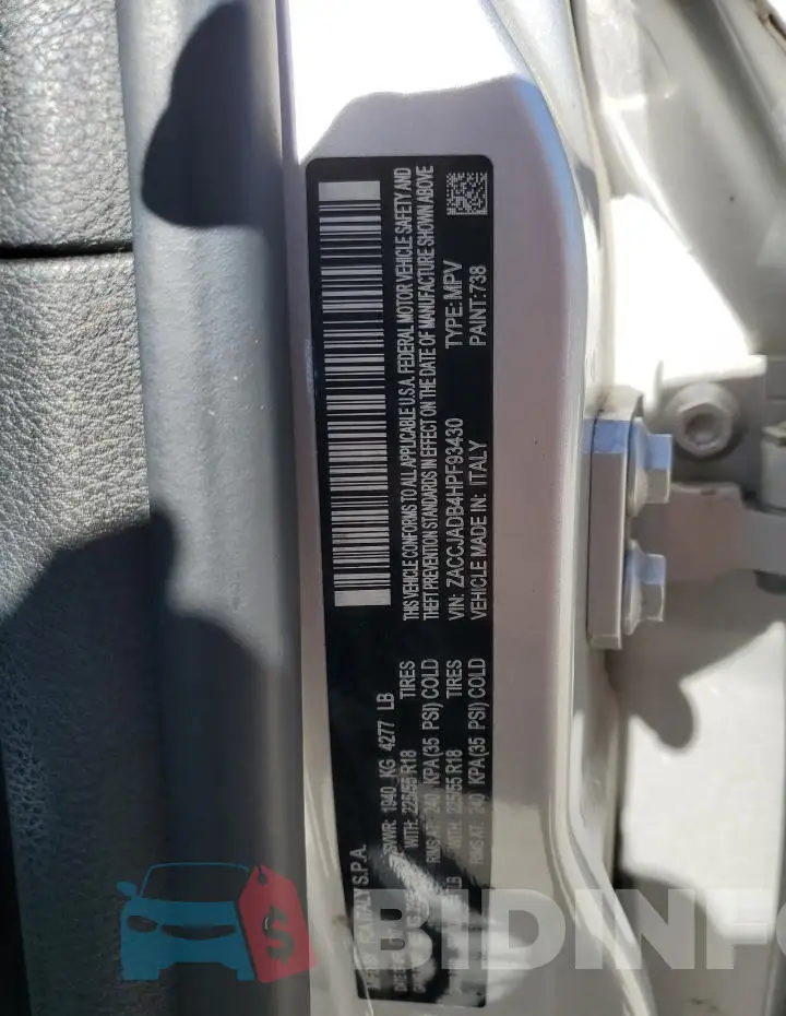 ZACCJADB4HPF93430 Photo# 12