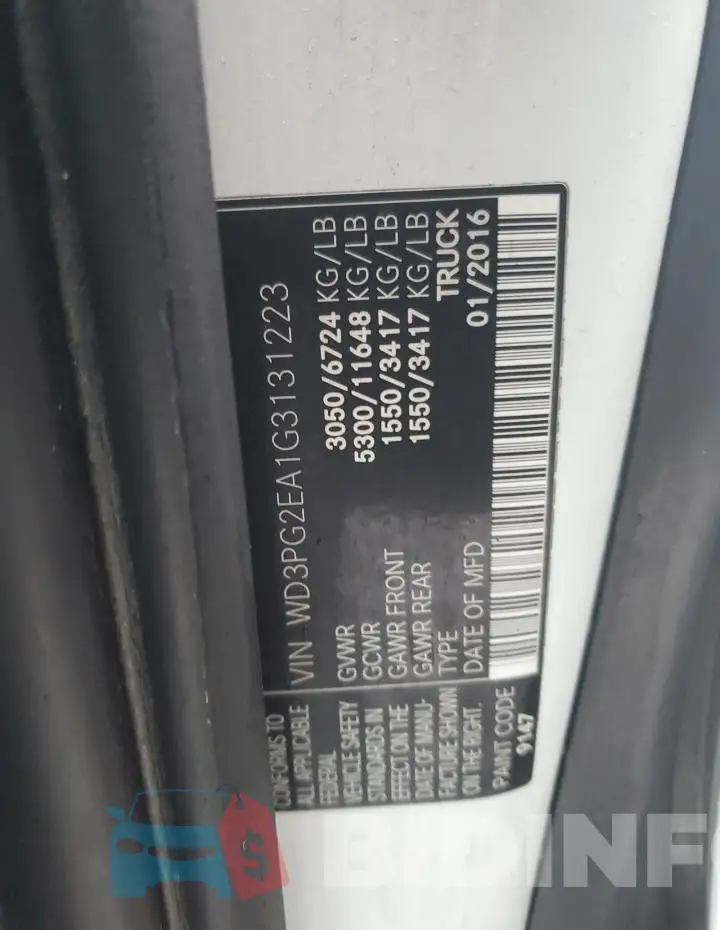 WD3PG2EA1G3131223 Photo# 13