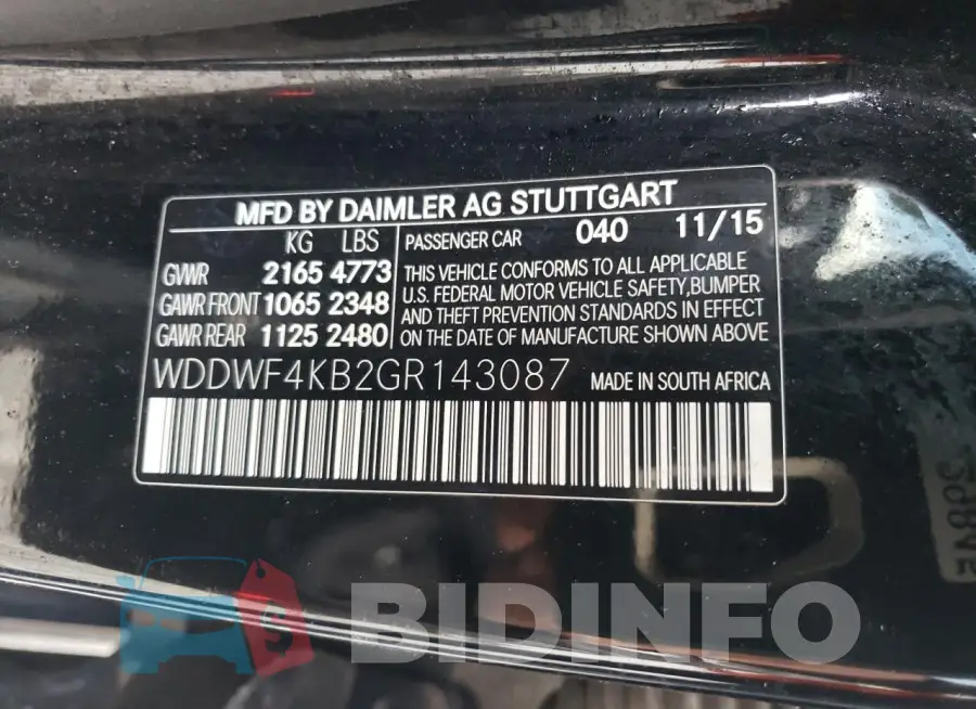 WDDWF4KB2GR143087 Photo# 12