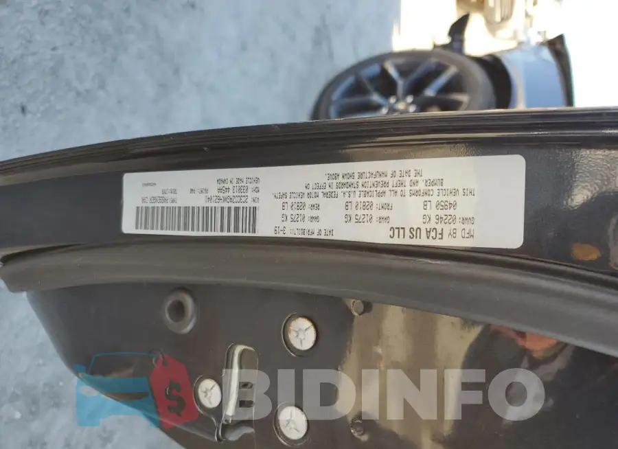 2C3CDZAGXKH621041 Photo# 12