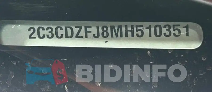 2C3CDZFJ8MH510351 Photo# 10
