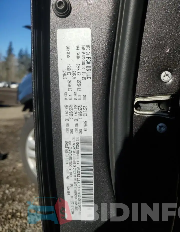 3C4PDCAB1GT165119 Photo# 14