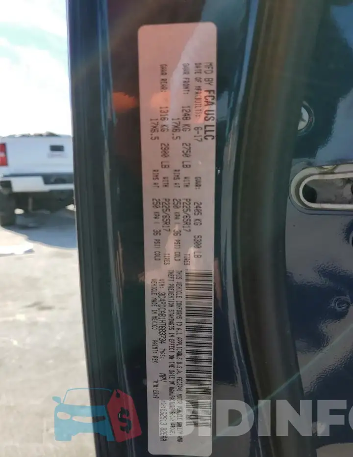 3C4PDCAB1HT683734 Photo# 13