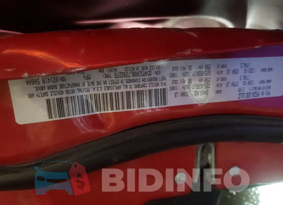 3C4PDCAB8LT202273 Photo# 14