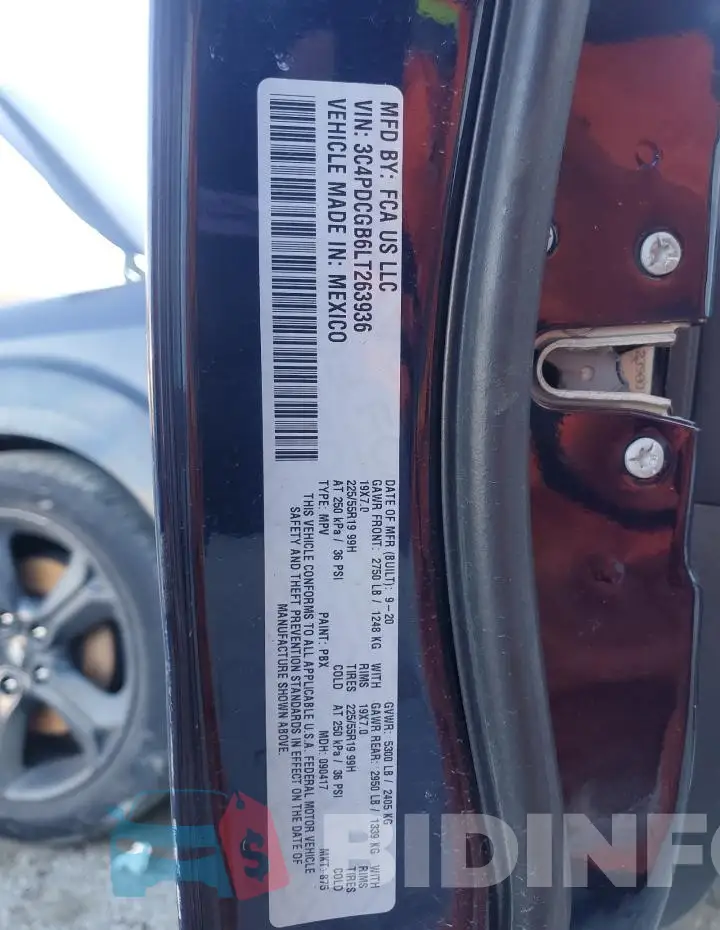 3C4PDCGB6LT263936 Photo# 13