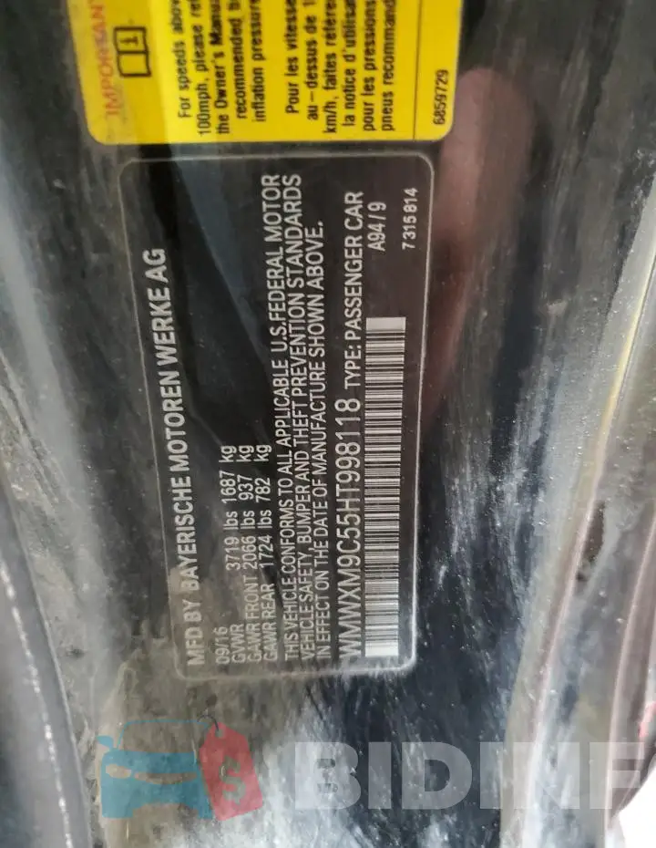 WMWXM9C55HT998118 Photo# 12