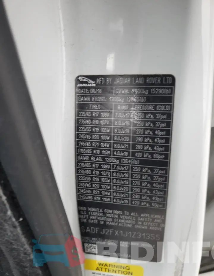 SADFJ2FX1J1Z31355 Photo# 12