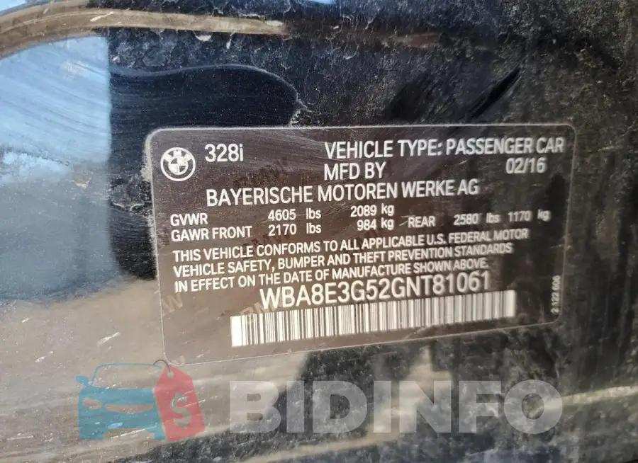 WBA8E3G52GNT81061 Photo# 12