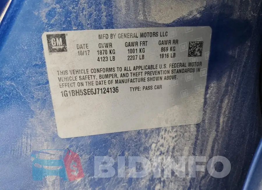 1G1BH5SE6J7124136 Photo# 12