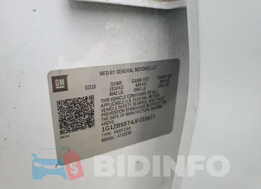 1G1ZB5ST4JF210677 Photo# 13