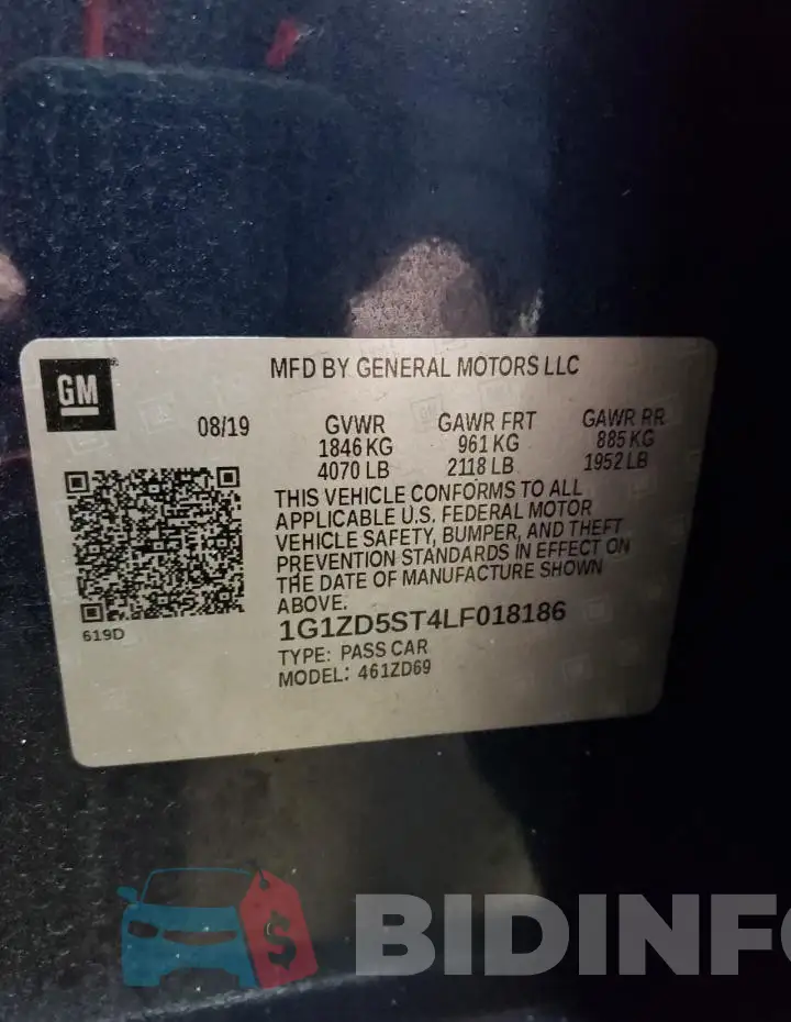 1G1ZD5ST4LF018186 Photo# 12