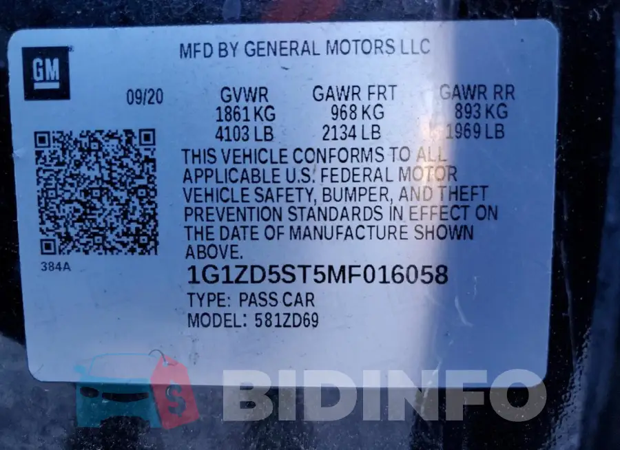 1G1ZD5ST5MF016058 Photo# 12