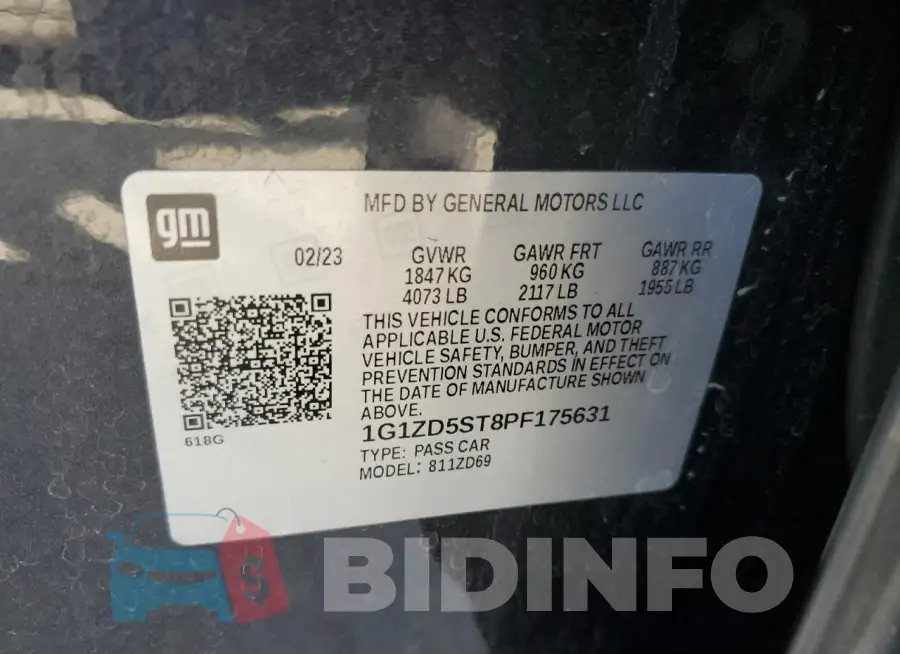 1G1ZD5ST8PF175631 Photo# 12