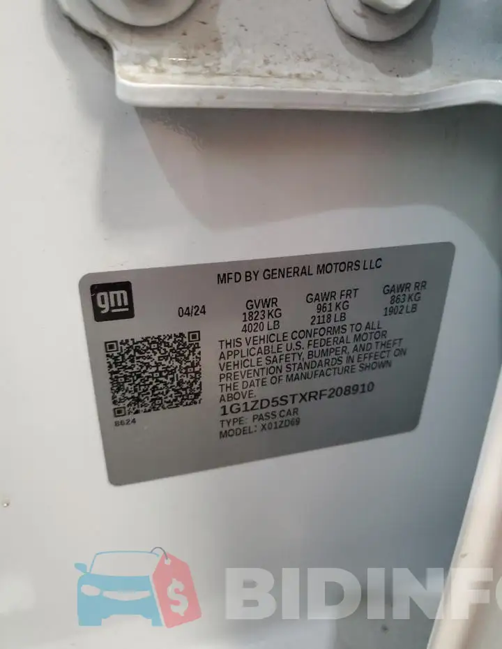 1G1ZD5STXRF208910 Photo# 12