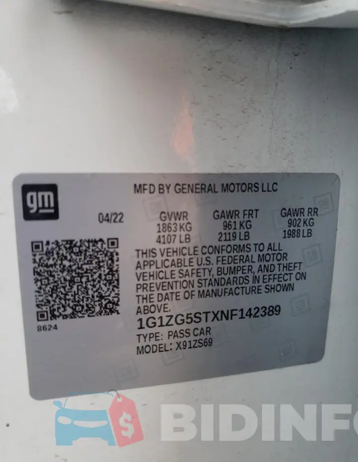 1G1ZG5STXNF142389 Photo# 13