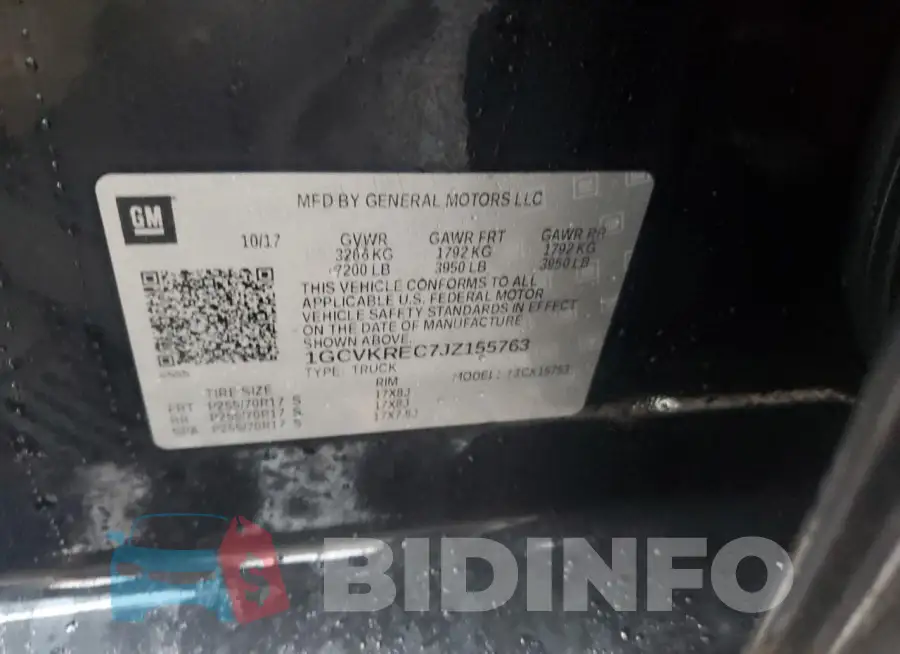 1GCVKREC7JZ155763 Photo# 12
