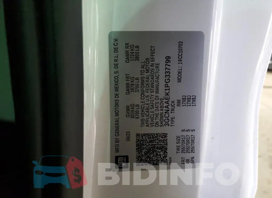 3GCNAAEK1PG337799 Photo# 12