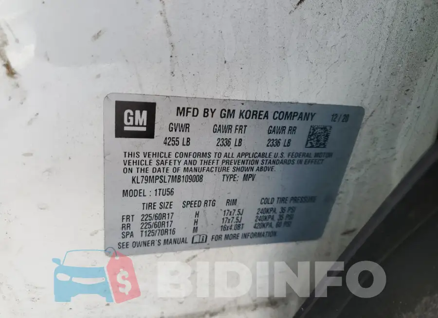 KL79MPSL7MB109008 Photo# 13