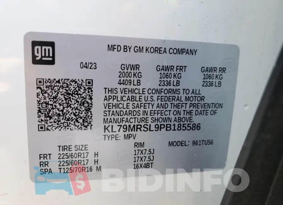 KL79MRSL9PB185586 Photo# 14