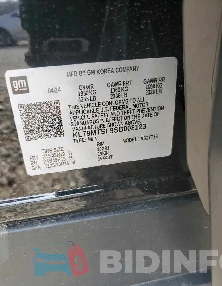 KL79MTSL9SB008123 Photo# 13