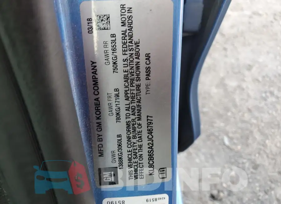 KL8CB6SA2JC467977 Photo# 12