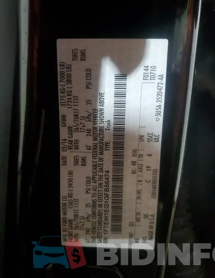 1FTEW1EG1GFB56474 Photo# 12