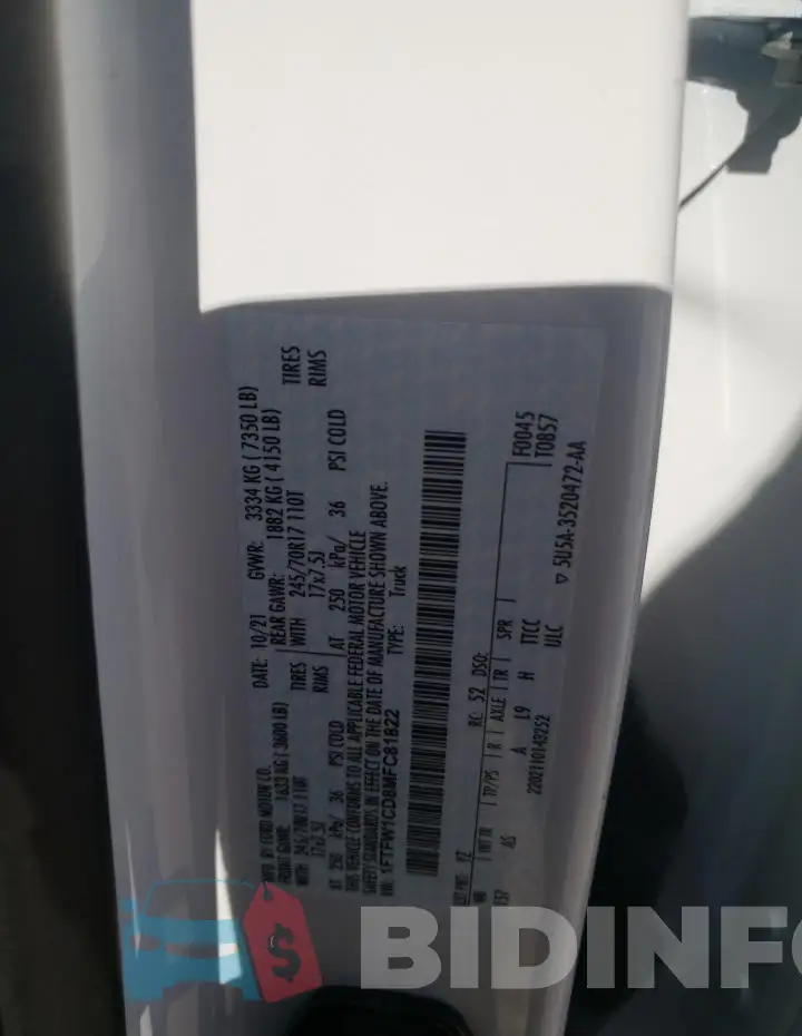 1FTFW1CD8MFC81822 Photo# 12