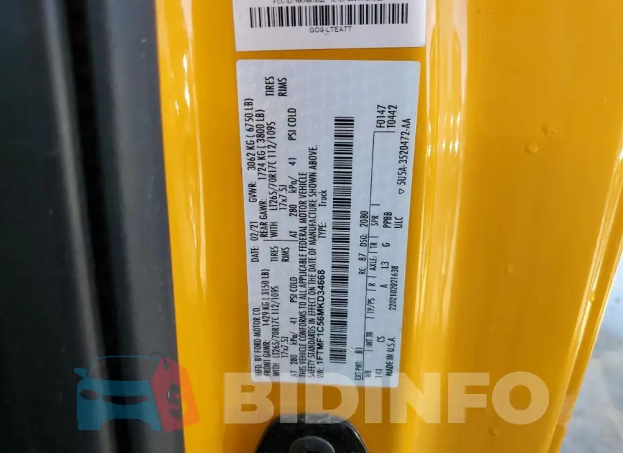 1FTMF1C56MKD34668 Photo# 12