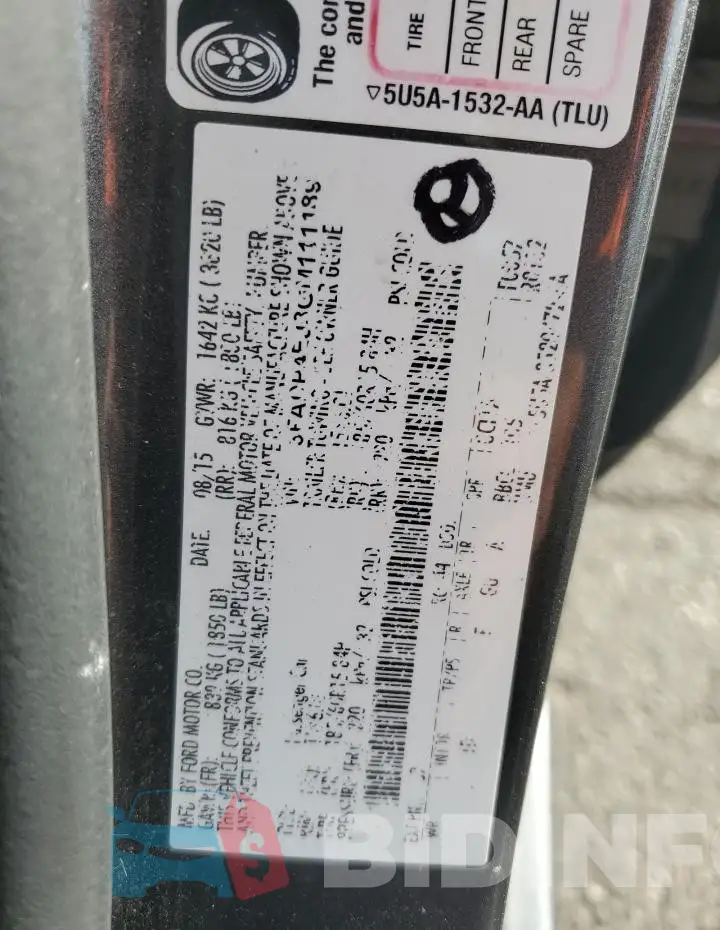 3FADP4EJ3GM111189 Photo# 12