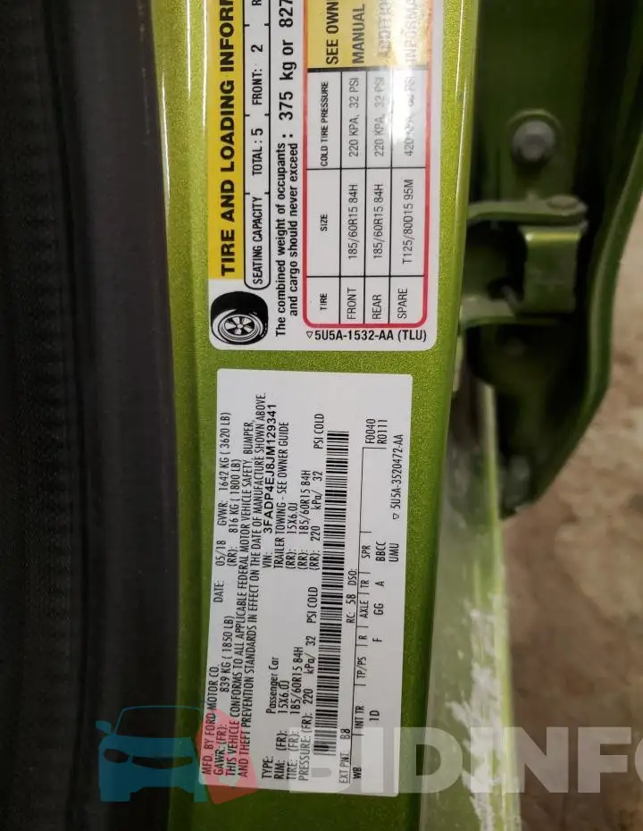 3FADP4EJ8JM129341 Photo# 12