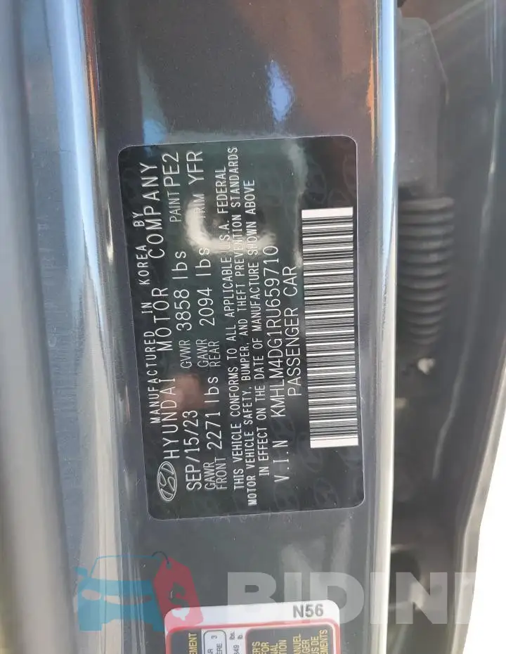 KMHLM4DG1RU659710 Photo# 12